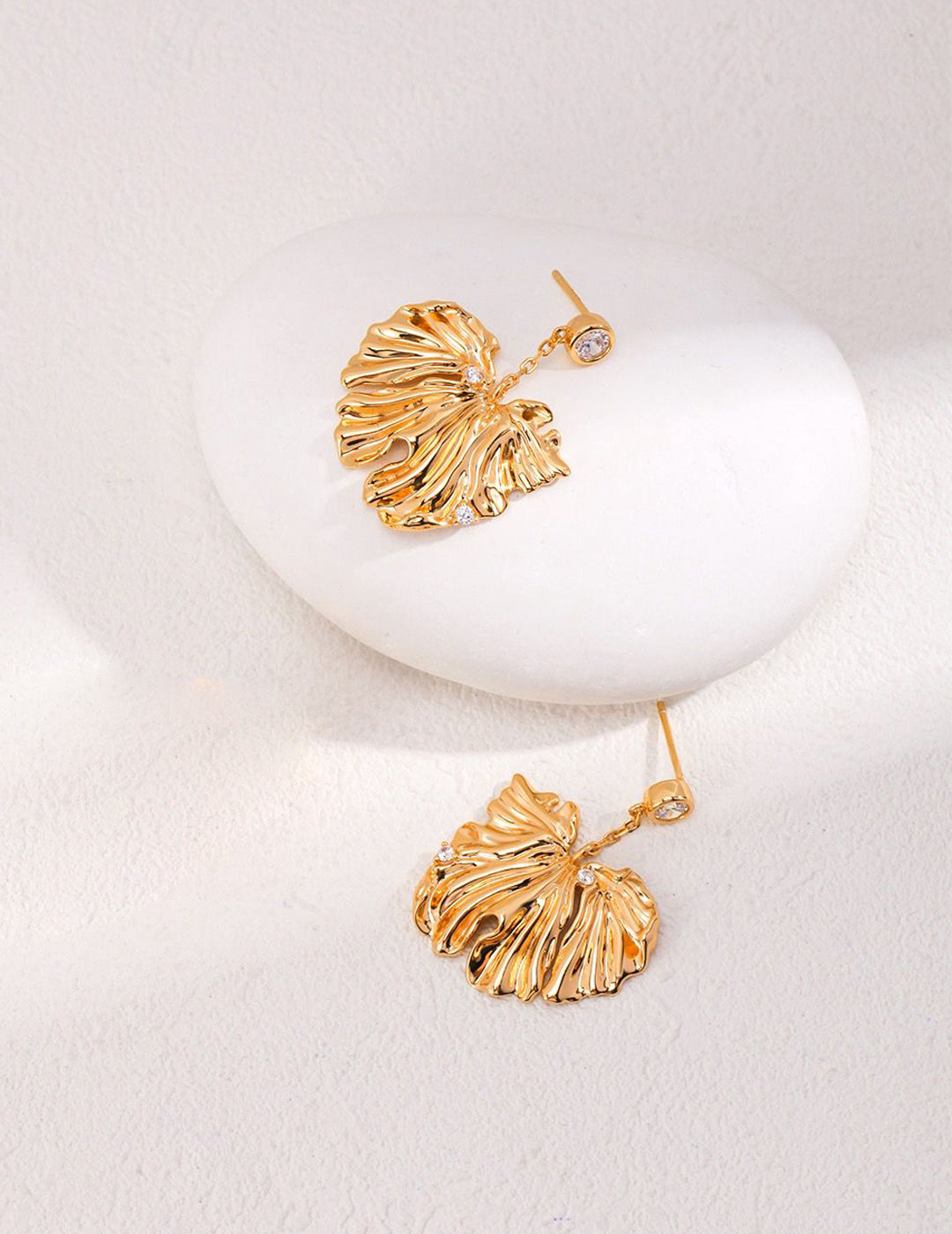 Boucles d’oreilles Pendantes Feuilles d'automne