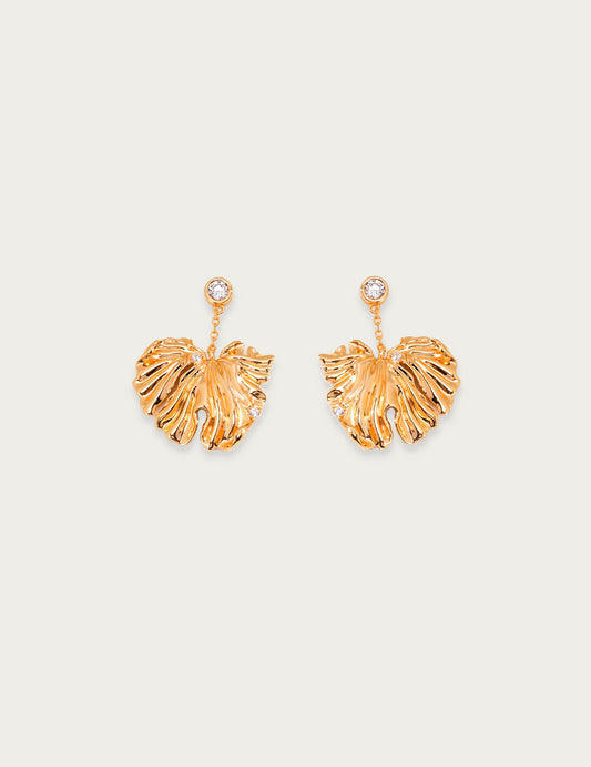 Boucles d’oreilles Pendantes Feuilles d'automne